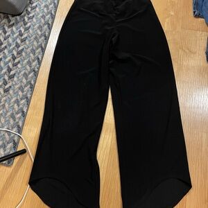 Sympli Black Wide-Leg Pants
